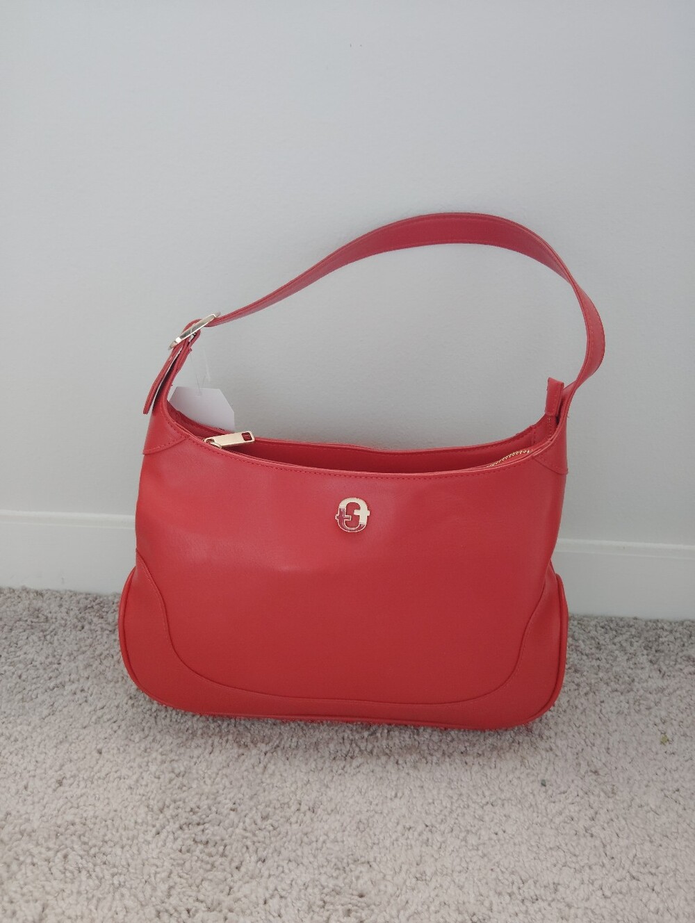 Time & Tru Red Shoulder Bag - Picture 3 of 6